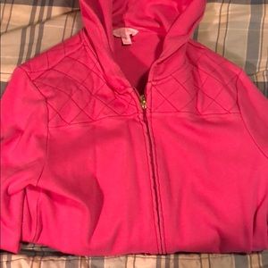 Pink hoodie